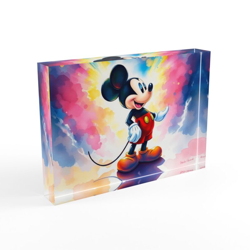 Classic Magic Mouse Acrylic Photo Block - Image 2