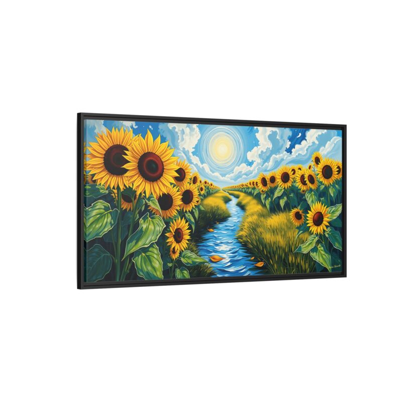 Where Hope Goes To Drink Framed Canvas Art