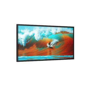 Amber Barrel Liquid Thunder Canvas Art