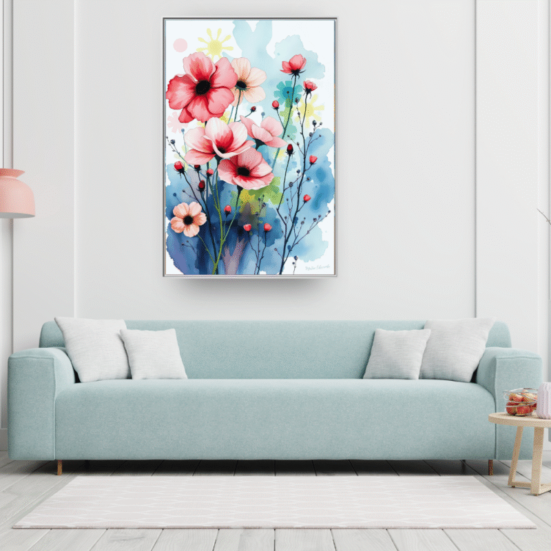 What Morning Smells Like Framed Canvas Art - Image 3